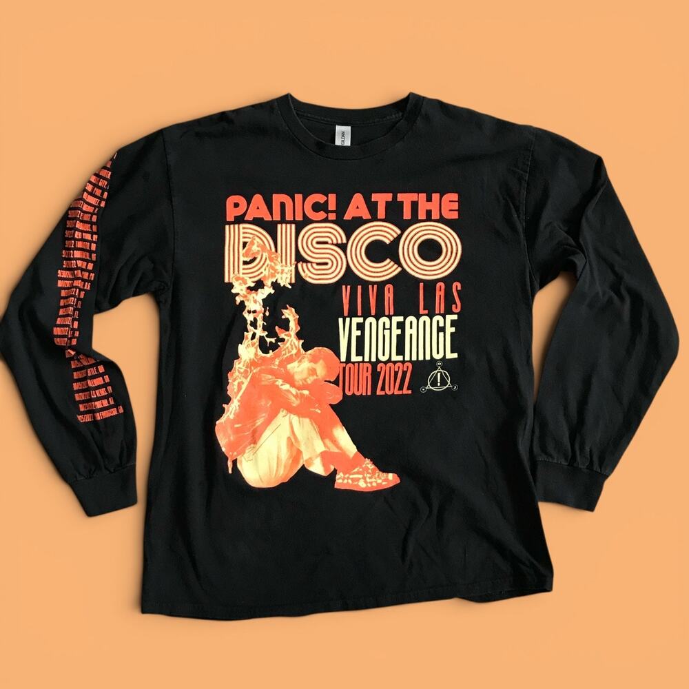 Panic! At The Disco Viva Las Vengeance Tour 2022 LS Shirt Mens Large Vegas